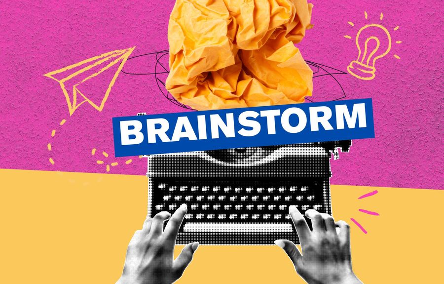 Capa do PDF: Brainstorm & Colagem